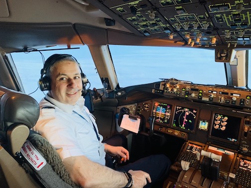 Graham Salmons flying